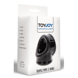 Toy Joy Ballstretcher souple Triple Pipe 30mm